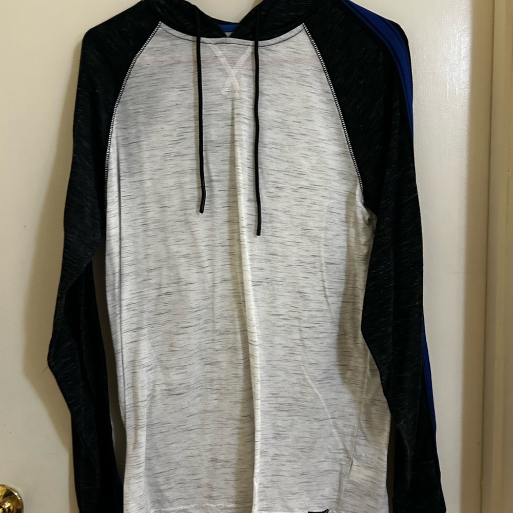 Ocean Current Black and Blue Beach Hoodie